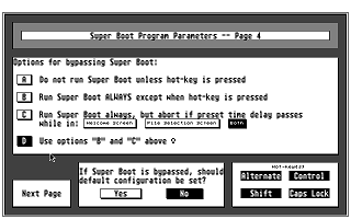 Super Boot atari screenshot